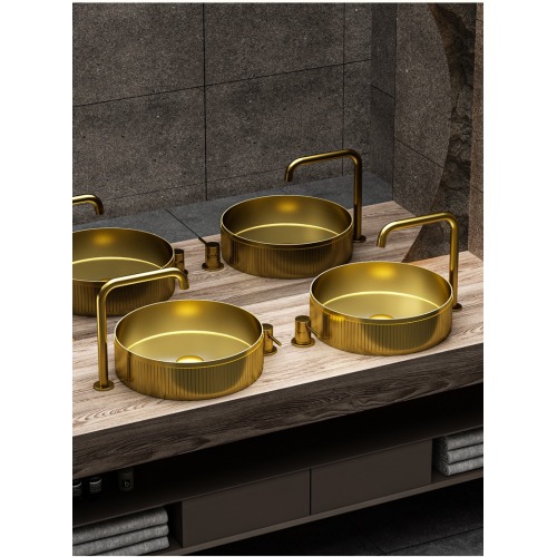 Vogue kutenderera countertop basin strip pamusoro