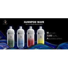 Gunnpod Wave 3500 Puffs يمكن التخلص منها vape