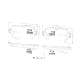 Pads bireega dambe ee Audi Q 7