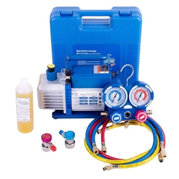 Oil-Free Air Vacuum Pump for HVAC A/C Refrigerant
