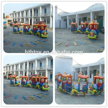 2016 new design amusement park electric ride on train for kids