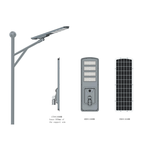 Farola con luz solar