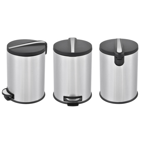 Stainless Steel Garbage Can Combo