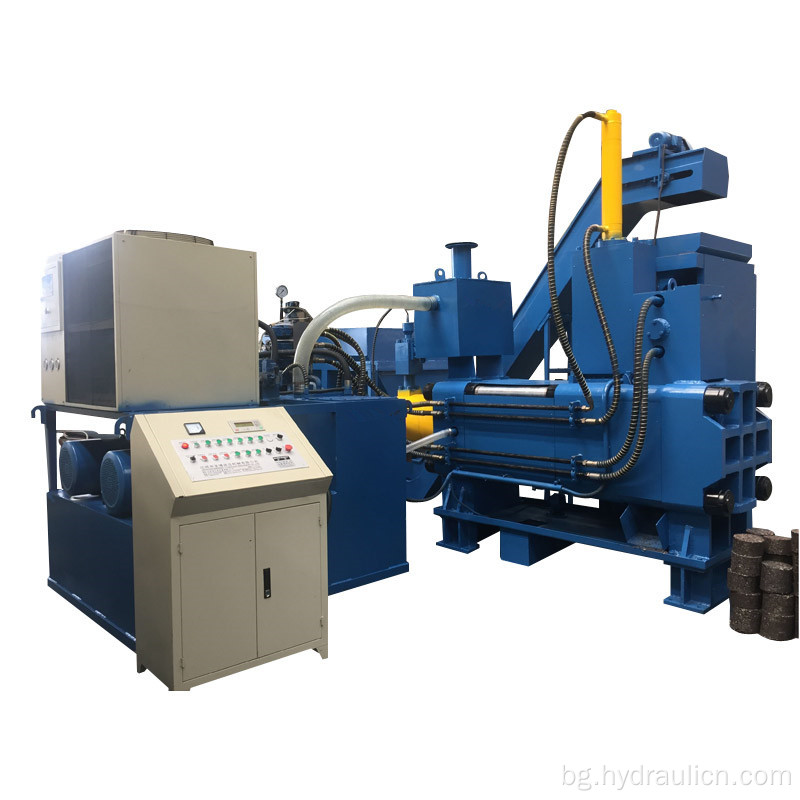 Хоризонтална пресоваща машина за брикетиране на шлака за производство на стомана