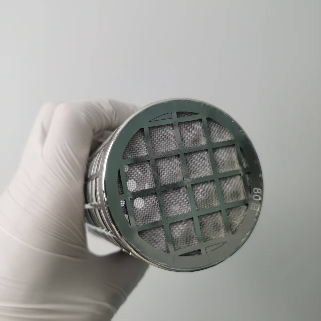 80 Mesh 304 SS Single Layer Screen Cylinder for Medicine Residue Separation (5)