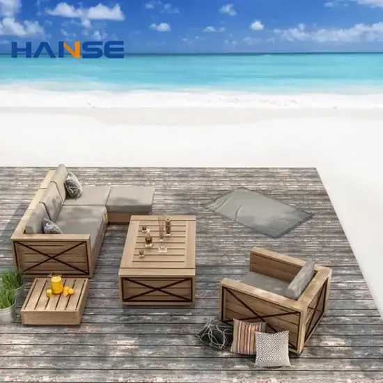 Modern L-Shape Outdoor Lounge Set
