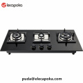 portable auto ignition tempered glass gas stove