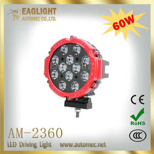 China factory price 60W Spot beam IP 67 6.3 inch led driving light