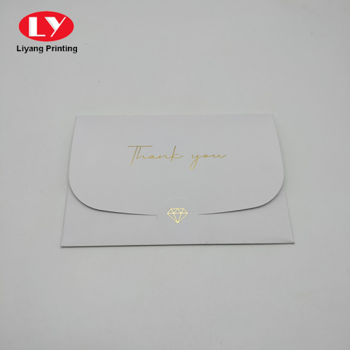 Envelope de presente de papel branco envelopes personalizados embalagens