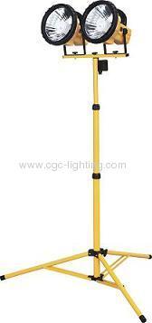 2*36w Fluorescent Twin Head Tripod Work Light 