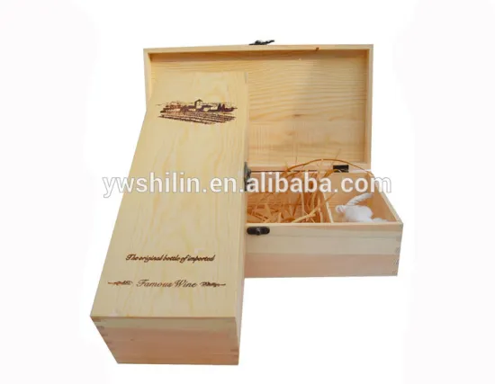 2105 new design wooden wine packaging box