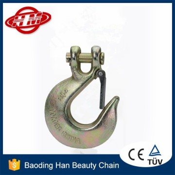 G80 alloy steel clevis hook with safety latch
