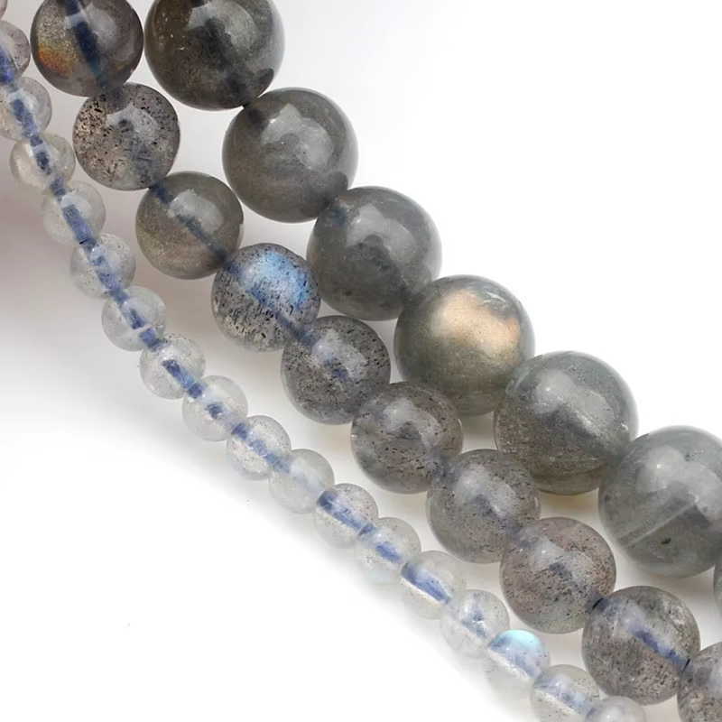 Contas de pedra natural redonda para pulseiras DIY