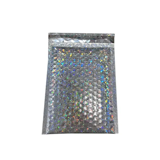 New Holographic Metallic Bubble Bags