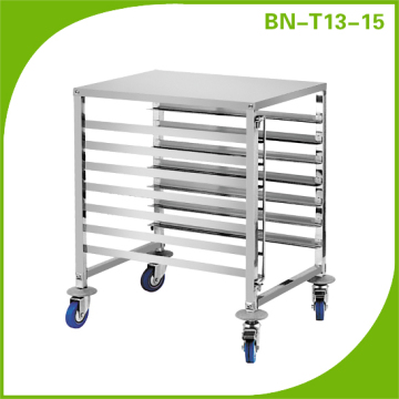 Stainless Steel Bakery Bread Rack Trolley Cart/Pan Cake Shelf BN-T13-T15
