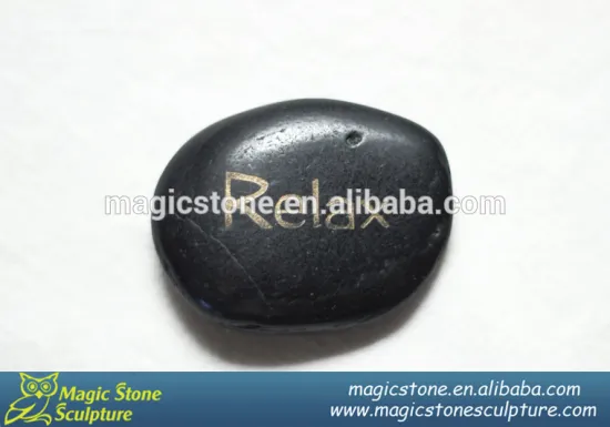 Cheap massage hot stone with letter