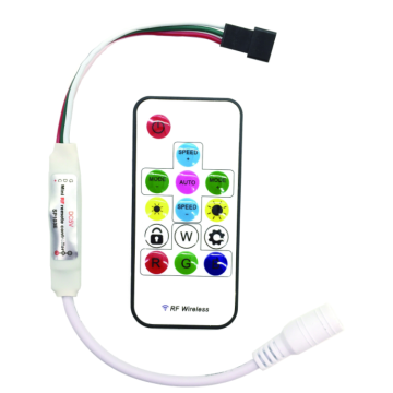 Adresable Dream Color SK6812 WS2812B WS2811 Pixel LED Strip met 14 toetsen SP103E -controller
