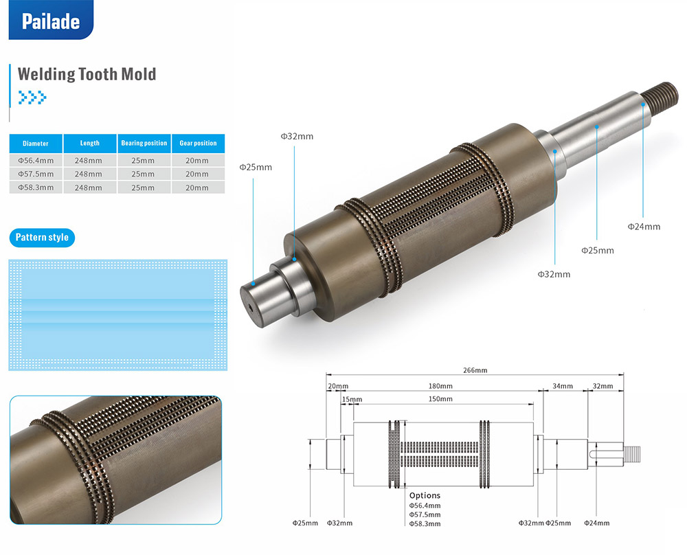 Mask Machine Welding Roller Drive Tools