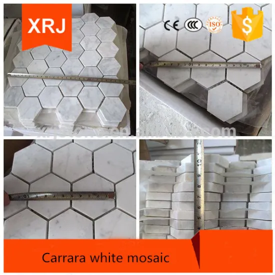 Carrara Select Mosaic Wall Tile White Marble Tile