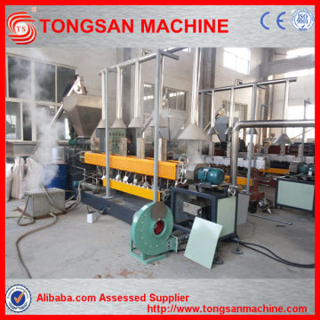 WPC PE plastic granulating machine/pvc pelletizing machine/plastic granule raw material machine