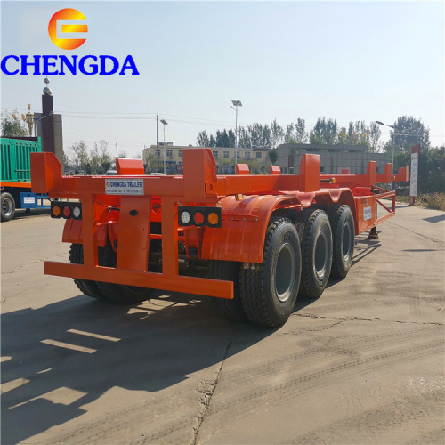 Skeleton Container Chassis Semi Truck Trailer for Sale