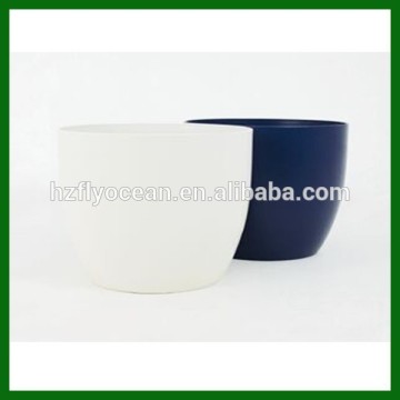 FO-359 Lightweight Fiberglass Flower Pot with Round Shape
