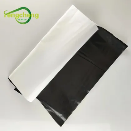 black white panda film mushroom greenhouse covering