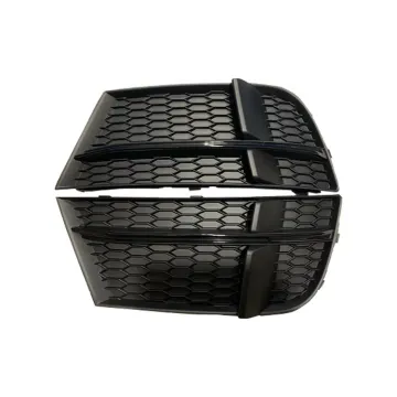 Fog Lamp Cover Grille for Audi A3 2017 Sline (8VD807681GT94, 8VD807682GT94)