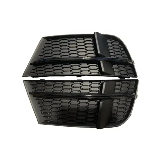 Fog Lamp Cover Grille for Audi A3 2017 Sline (8VD807681GT94, 8VD807682GT94)