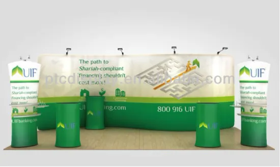 portable aluminum exhibition booth solution