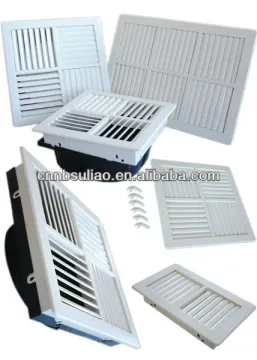 compact and adjustable plastic air conditioning diffuser