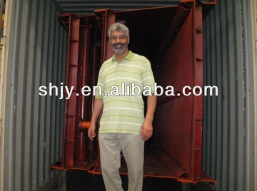 Separation machine for construction material