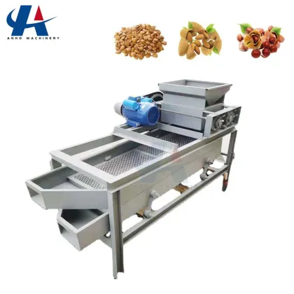 Pecan Nuts Dehulling and Cracking Machine - Almond Shelling and Cracking Equipment