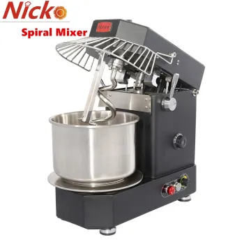 50kg 80kg Variable Frequency Speed Adjustable Spiral Dough Mixer Table Top Dough Mixer