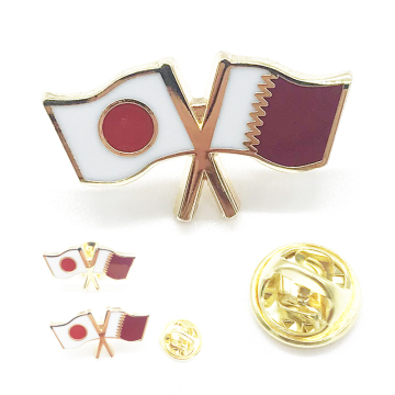 Custom Enamel Flag Pins: Double-Sided Flags with Butterfly Button Designs