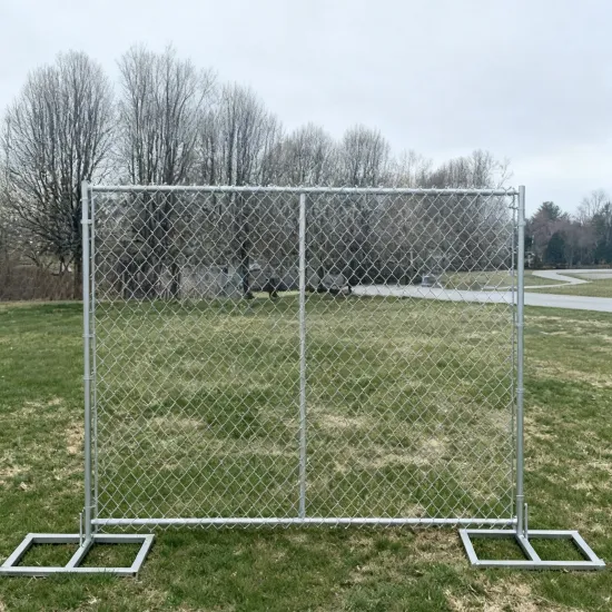 Temporary Galvanized Chain Link Fence 6ftx100ft