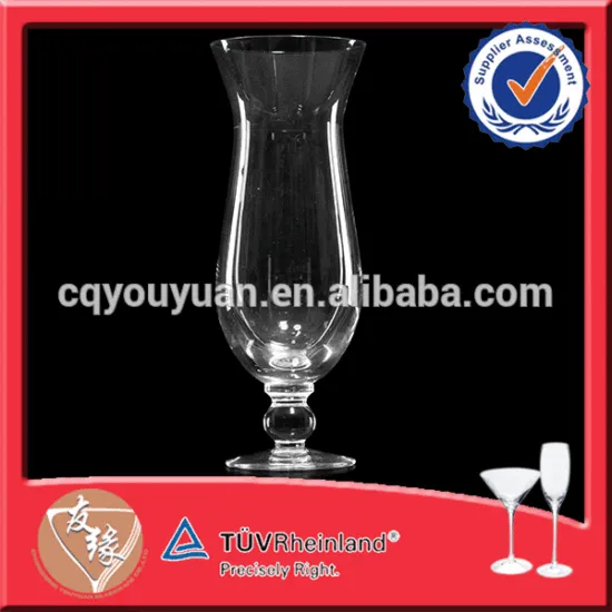 Wholesale Tansparent Large Glass Juice Mug