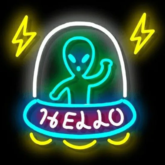 ALIEN NEON SIGN LIGHT