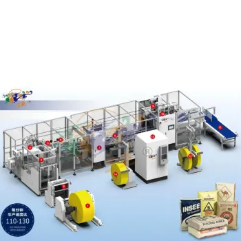 High Speed Block Bottom Valve Sack Conversion Line