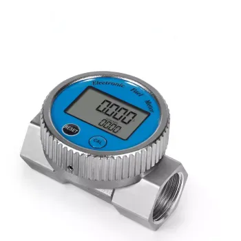 Cavitt 3/4 Inch Stainless Steel Waterproof Turbine Flow Meter for Oil