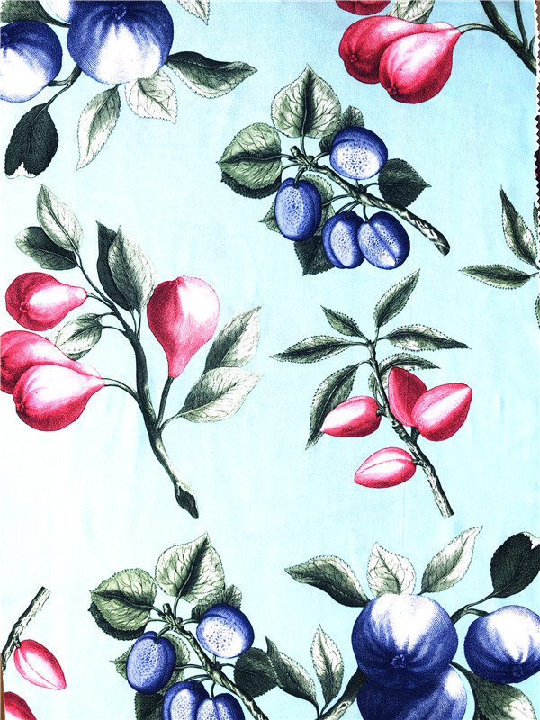 single faced printed fabric