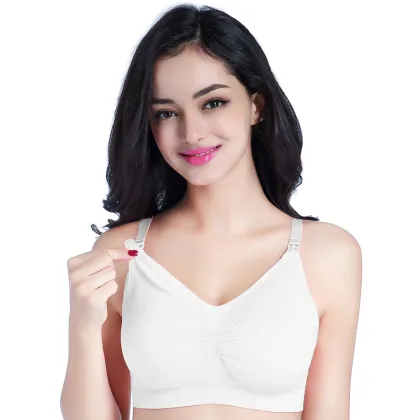 Comfortable Stretchy Soft Wire-Free Maternity Bra for Breastfeeding