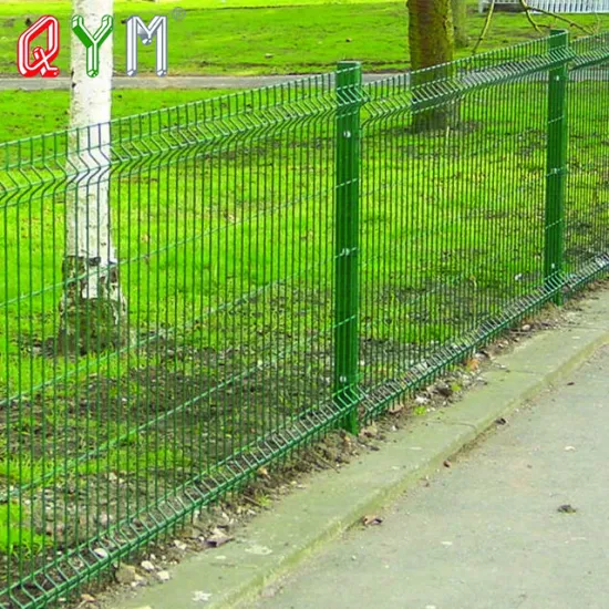 Pvc Coated Dark Green Welded Wire Mesh Fencing
