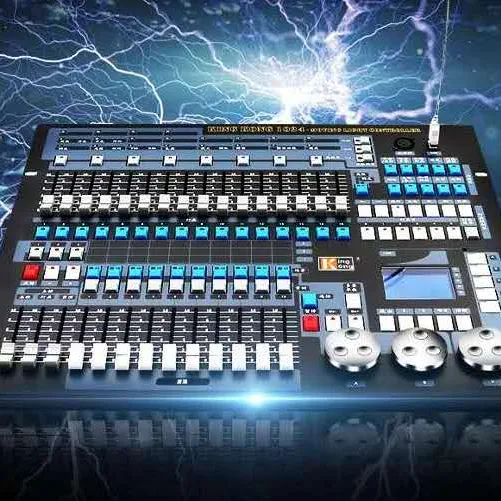 StageLightKingKong 1024 Console: Sound Active Function, Digital DMX Control, and King Kong Controller for Professional Lighting