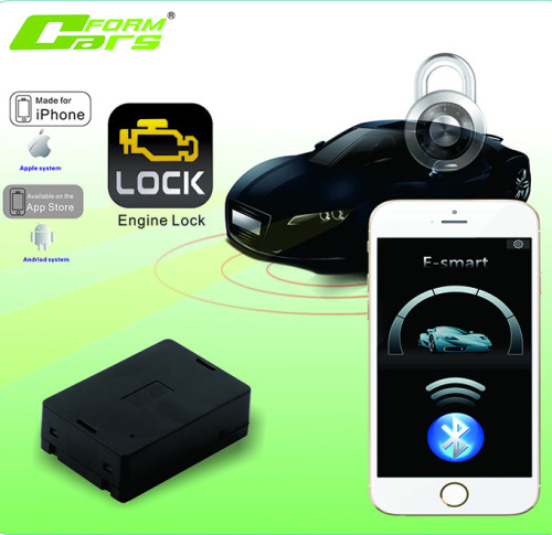 Blocco motore Bluetooth auto con il telefono astuto