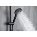 2021 4 function rainfall shower column brass faucet mixer set rainfall black bathroom shower