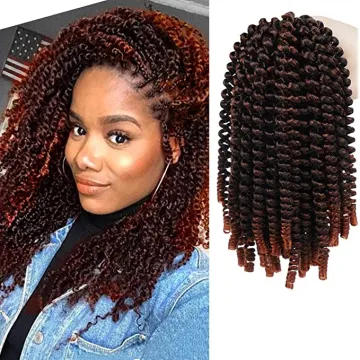 Hot sell 8'  spring twist Crochet Braids  braid twist spring twist hair 12 inches