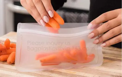 Food Fresh Bag/Food Vacuum Storage Bag/Kitchen Vacuum Bag, Food Grade Leakproof Fresh Large Zipper Freezer