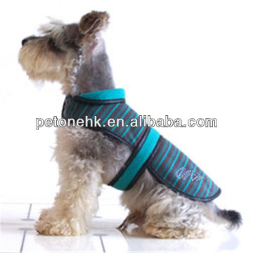 fashionable black and white stripe t-shirt for dog brand name dog clothing