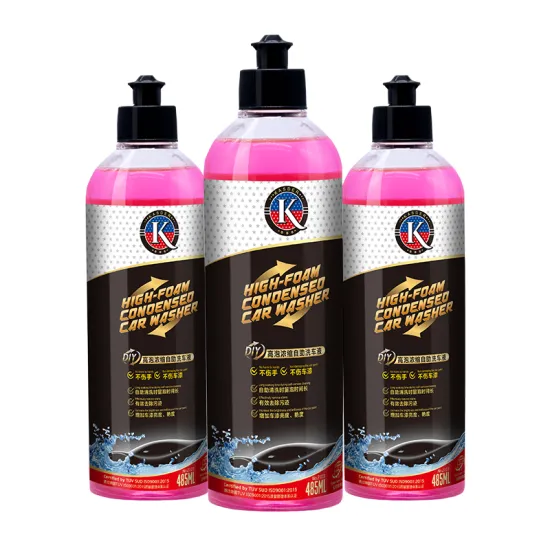 High Concentration Triple Color Foam Car Wash Shampoo - Pink & Purple for Colorful Cars